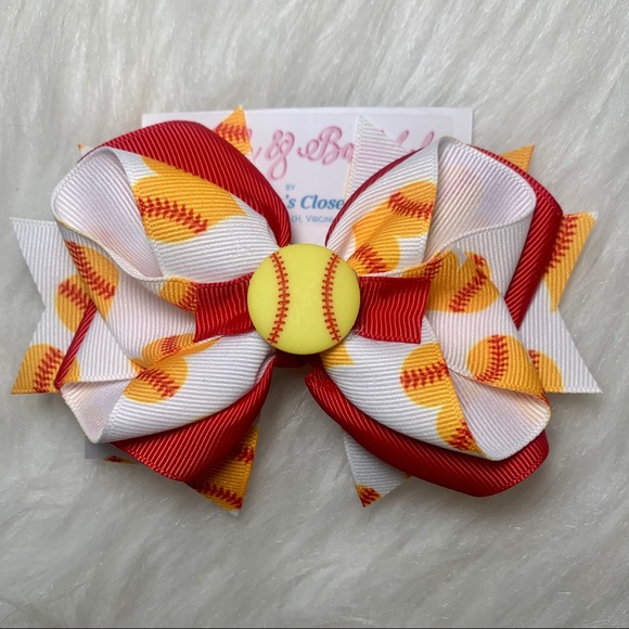 Other - Softball ❤️ Hair Bow
